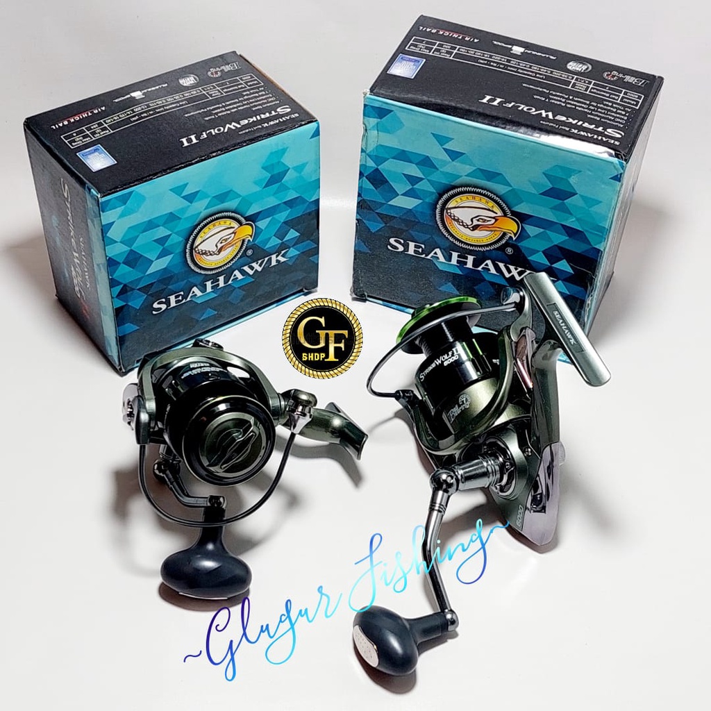 REEL SPINNING SEAHAWK STRIKE WOLF II 4000 & 6000 / 7 BALL BEARING