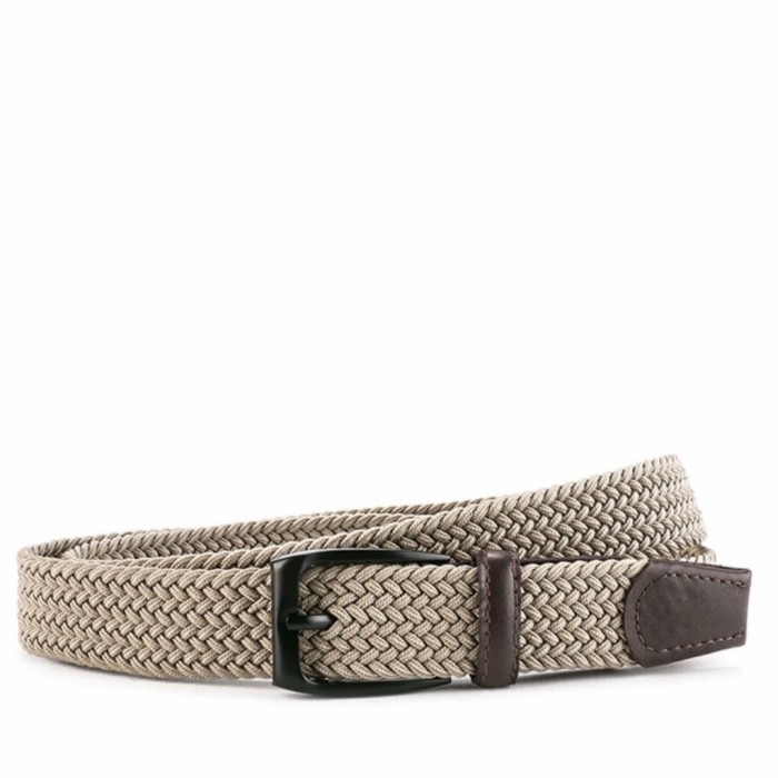 Lombardi Giovanni Ikat Pinggang Elastis - Khaki L