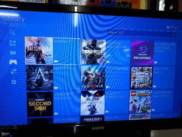 Ps4 slim HEN 500gb versi 9.00 LIKE NEW