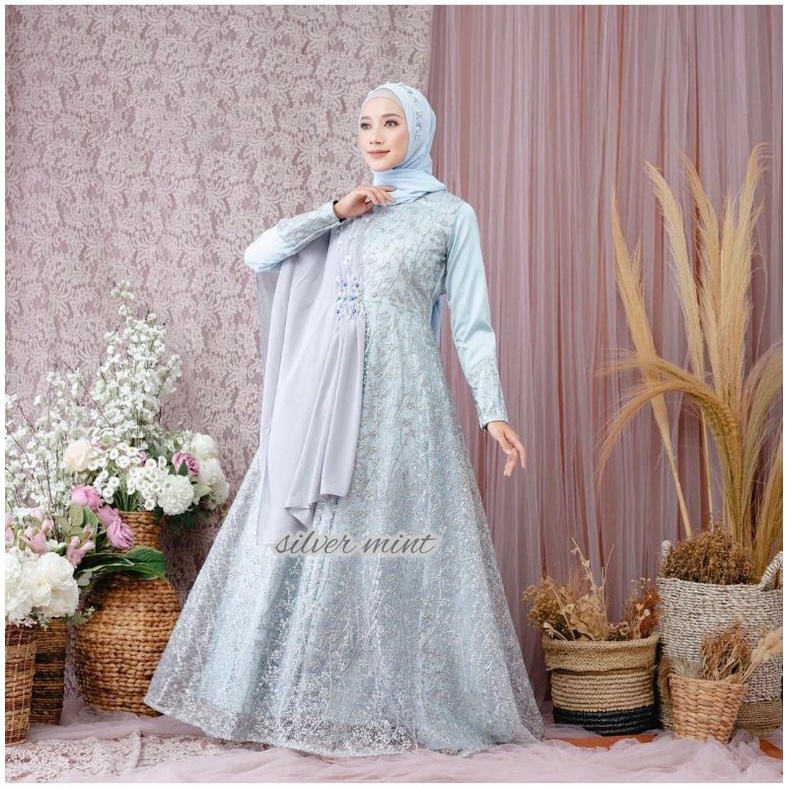 Dress Anggun Akad Nikah