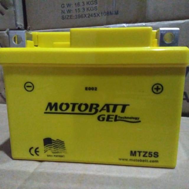  Aki  Motor  Motobatt MTZ5S Yamaha  Xeon Mio  Soul Fino  