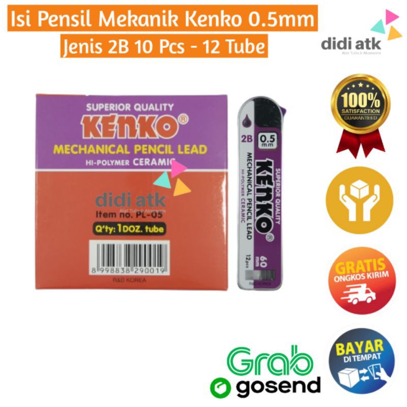 

Isi Pensil Mekanik Kenko PL-05 / Mechanical Pencil Lead 0.5mm