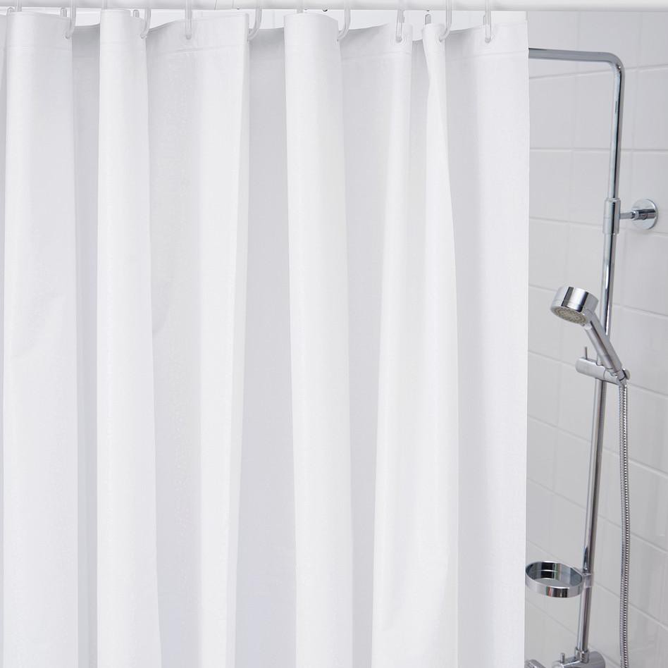 Ikea Bjarsen Pengganti Innaren Shower Curtain Tirai Kamar Mandi Warna Putih Dengan Motif Shopee Indonesia