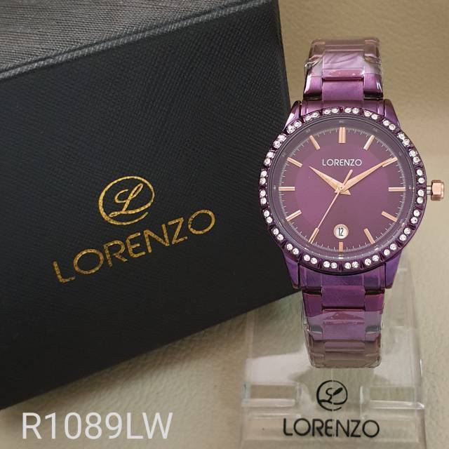 Jam Tangan Wanita Lorenzo Original Tanggal Aktif