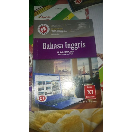 PRELOVED buku LKS bahasa inggris kelas 11 semester 1