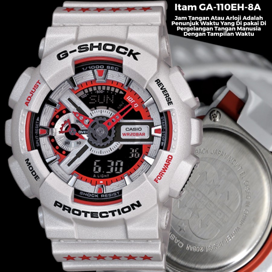 COD Jam Tangan Casio G-Shock GA110 Miyota Japan Strap Rubber Jam Tangan Pria Mewah Limited Edition G