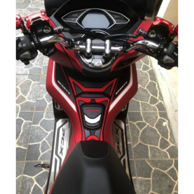 Jual Deck Pad Protector Honda Pcx Full Set Tank Pad Honda All New Pcx