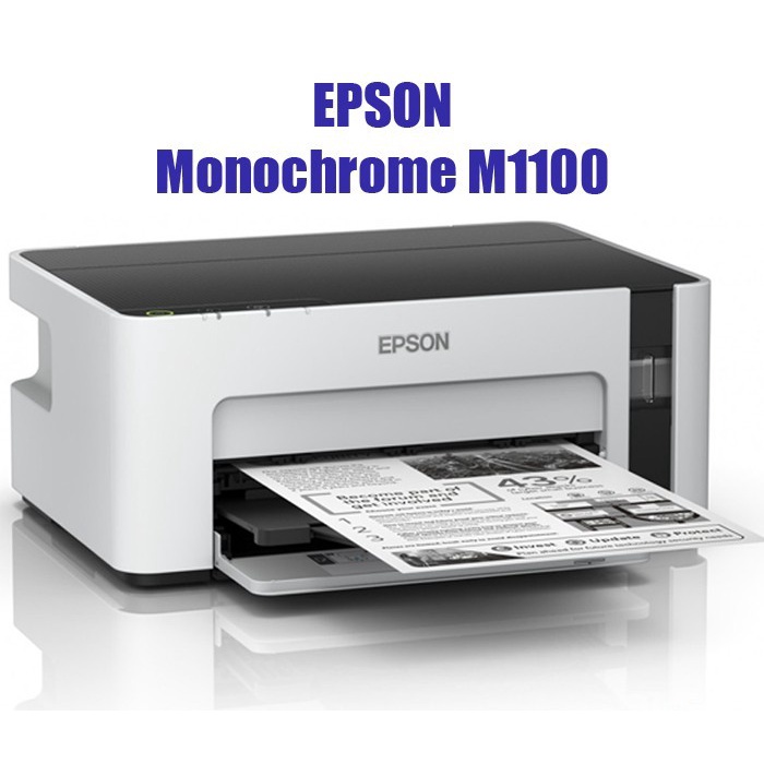 Printer Epson M1100 pengganti M100 Hanya Print Saja / Hitam Putih