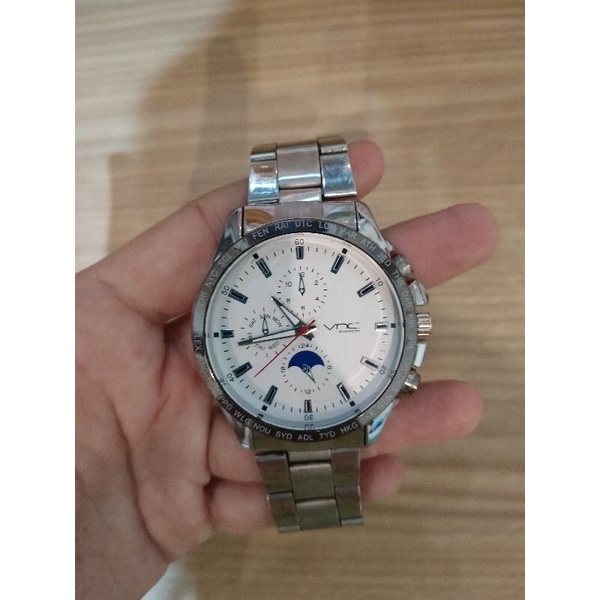 Jam tangan rantai pria Vnc ori preloved