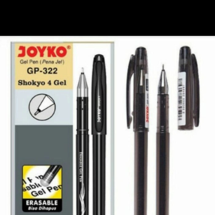 

Aman Ballpoint Gel Gp 322 Joyko Hitam Murah