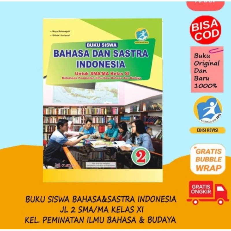 Buku peminatan untuk sma kelas 11 mata pelajaran bahasa indonesia