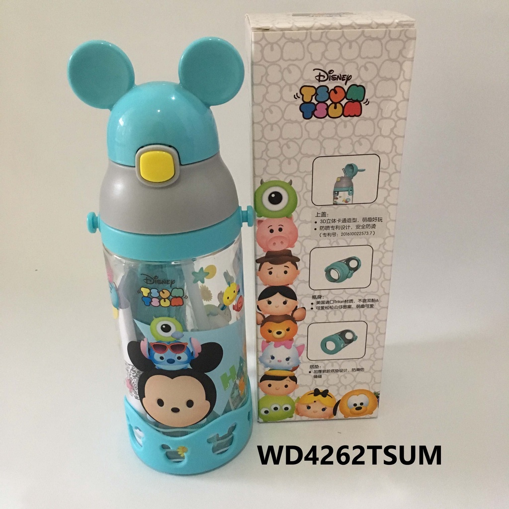 SALE!! TUMBLER BOTOL MINUM WATER BOTTLE SEDOTAN DISNEY MICKEY TSUM WD4262 ORIGINAL 530ml