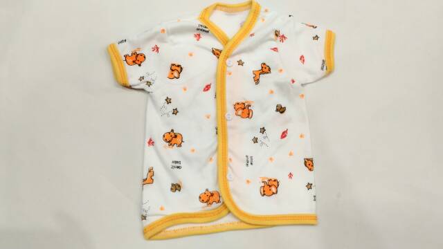 Per 3pcs baju bayi katun SNI baru lahir baju bayi pendek baju newborn