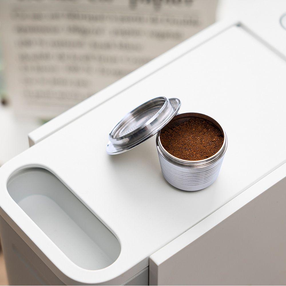 Solighter Alat Kopi Kapsul Kopi Stainless Steel Espresso Coffee Tamper Reusable Pods