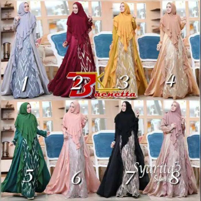 Syari  by Berkualitas mewah Syarita New baenetta Gamis