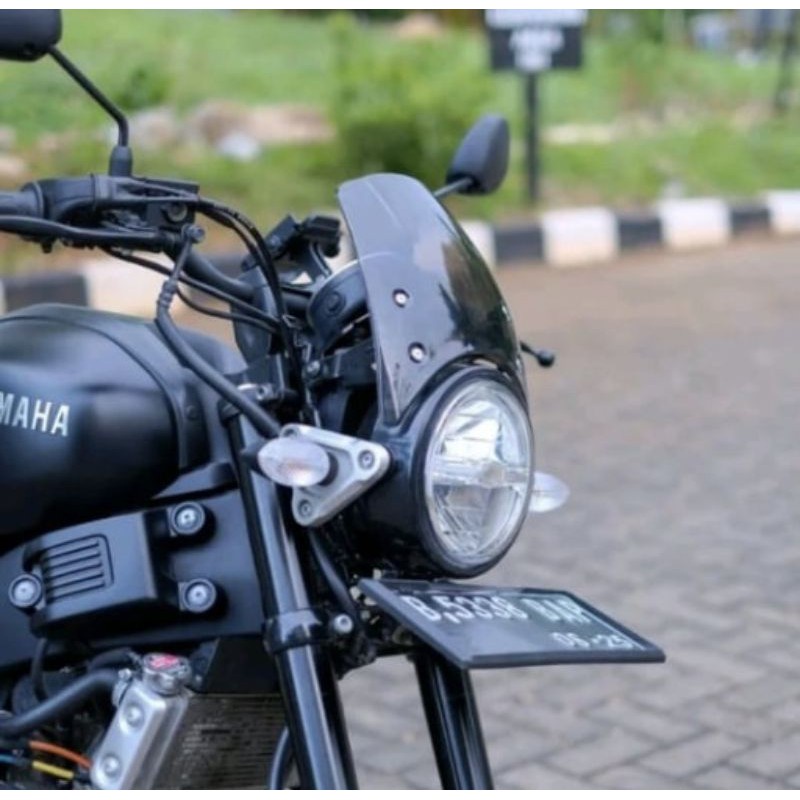 Winsil XSR Windshield Yamaha XSR 155 Visor XSR 155 Winsil carbon Visor XSR155