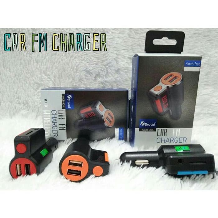 Car Charger Saver Mobil Broad KCB - 905 Aux Wireless