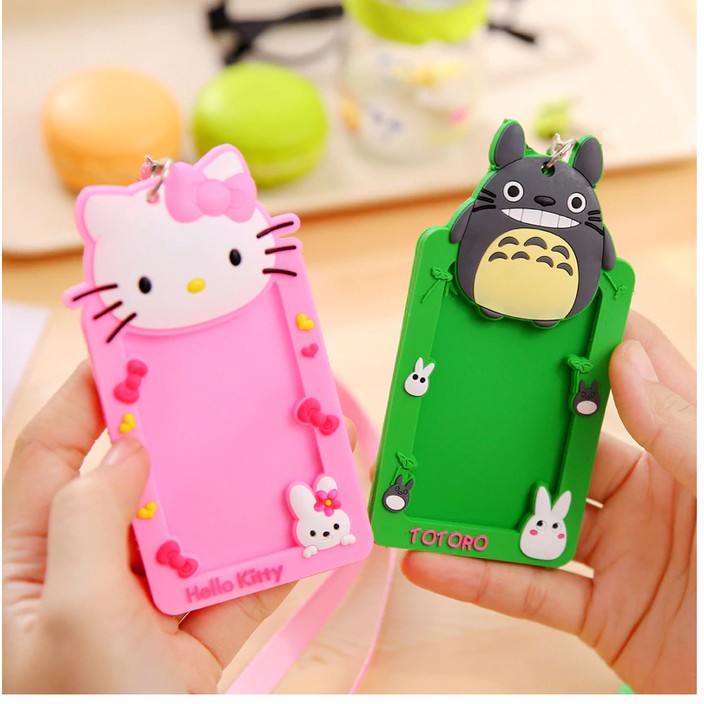 

Id Card Holder / Tali Gantungan Kartu Name Tag Motif Karakter Lucu - Stitch Hr120