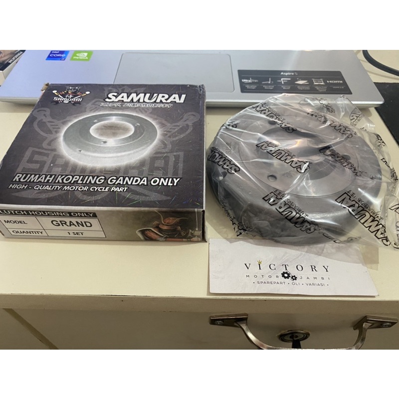 RUMAH KOPLING GANDA ASSY MANGKOK SPROKET GRAND JUPZ NEW 21T SAMURAI-4