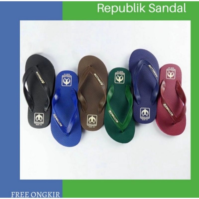 Sandal sendal jepit SWALLOW legian Asli indonesia sandal jepit karet