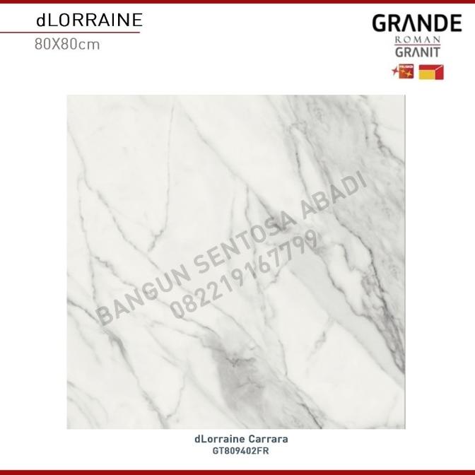 &gt;&lt;&gt;&lt;&gt;&lt;] ROMAN GRANIT GRANDE dLorraine Carrara 80x80 GT809402FR / GRANIT TILE