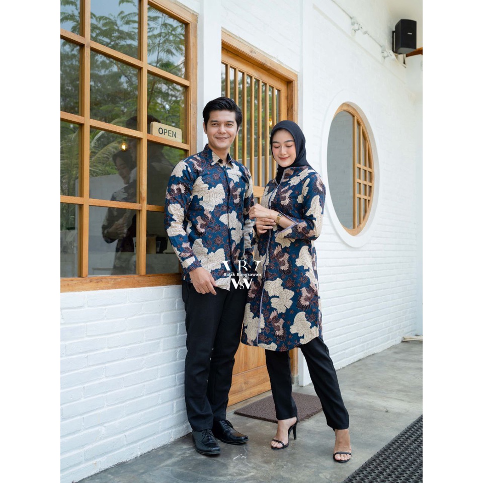 Batik Couple Terbaru 2022 | Batik Couple Modern | Baju Batik Couple | Batik Tunik Couple | Batik Cou