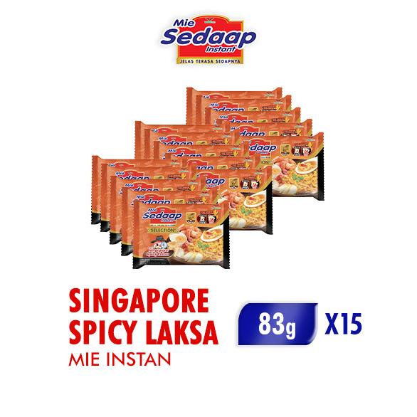 

Sedaap Mie Instan Singapore Spicy Laksa 83 Gr x 15 Pcs