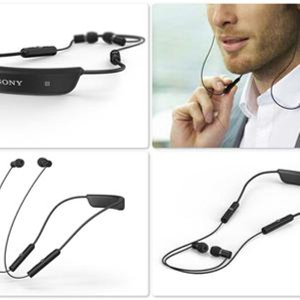 Promo Headset Headphone Handsfree Stereo Wireless Bluetooth Sony Sbh80 Oem With Mic Microphone For