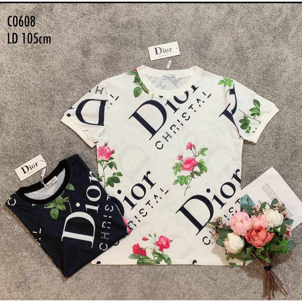 Atasan kaos impor DI*R kembang