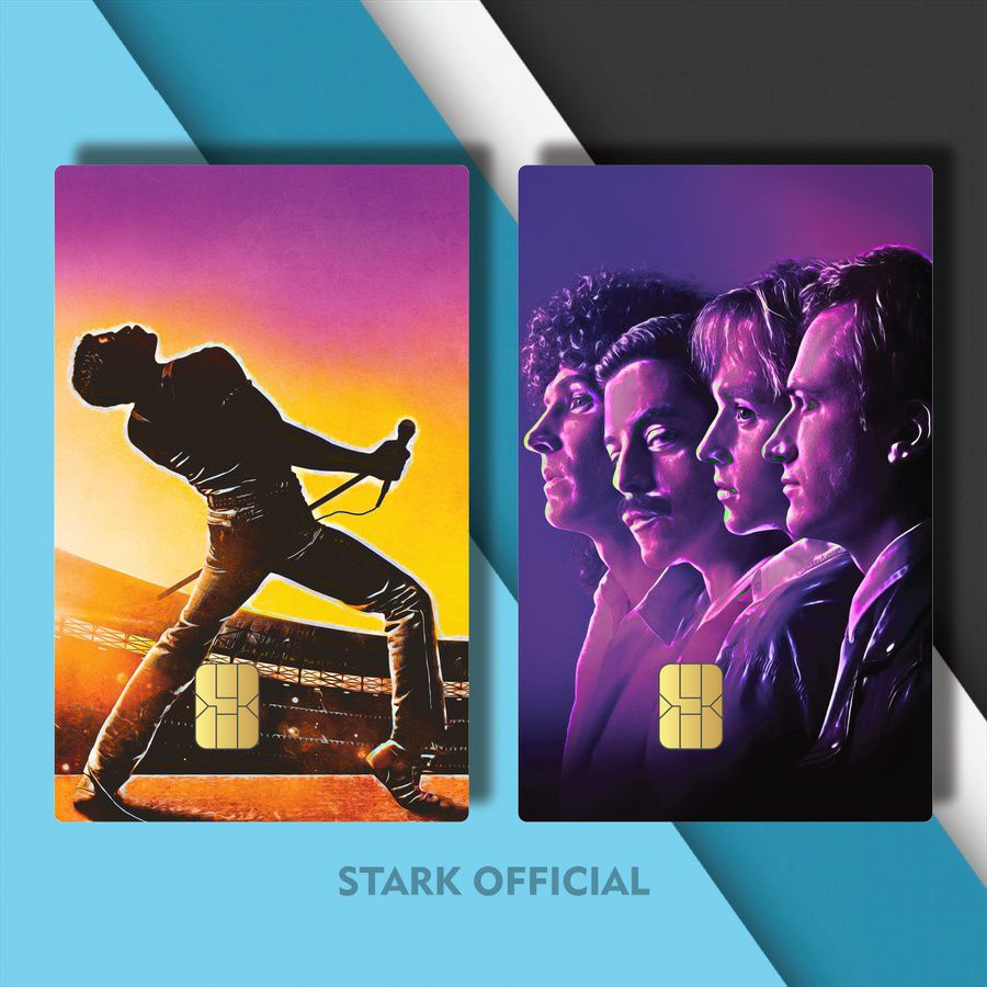 STIKER KARTU ATM PERSONEL BAND QUEEN HOLOGRAM YIPKY/TIS0O/ STIKER ATM CARD ROCK BAND QUEEN / GARSKIN