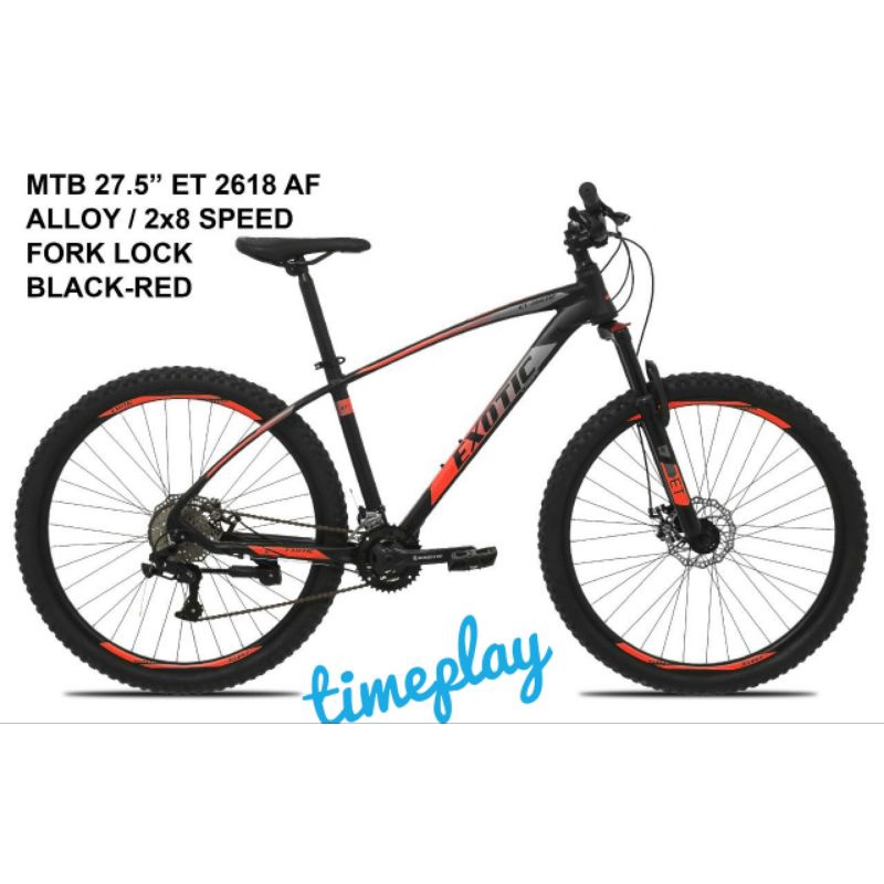 Exotic 2618 AF Sepeda Gunung Mtb Ukuran 27,5 2618 AF MTB 8 speed