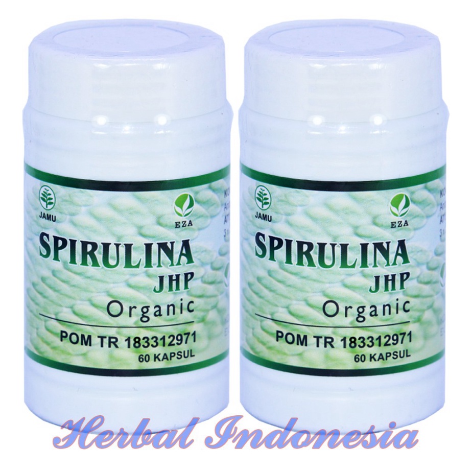 Kapsul JHP Organic  Spirulina EZA isi 60 kapsul