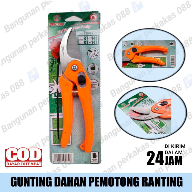 GUNINDO GUNTING DAHAN-GUNTING RANTING MURAH-GUNTING PEMOTONG DAHAN TANAMAN BAGUS