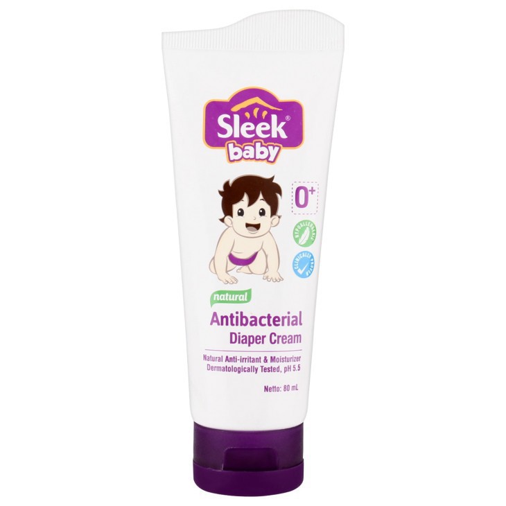 SLEEK BABY ANTIBACTERIAL DIAPER CREAM  80ml