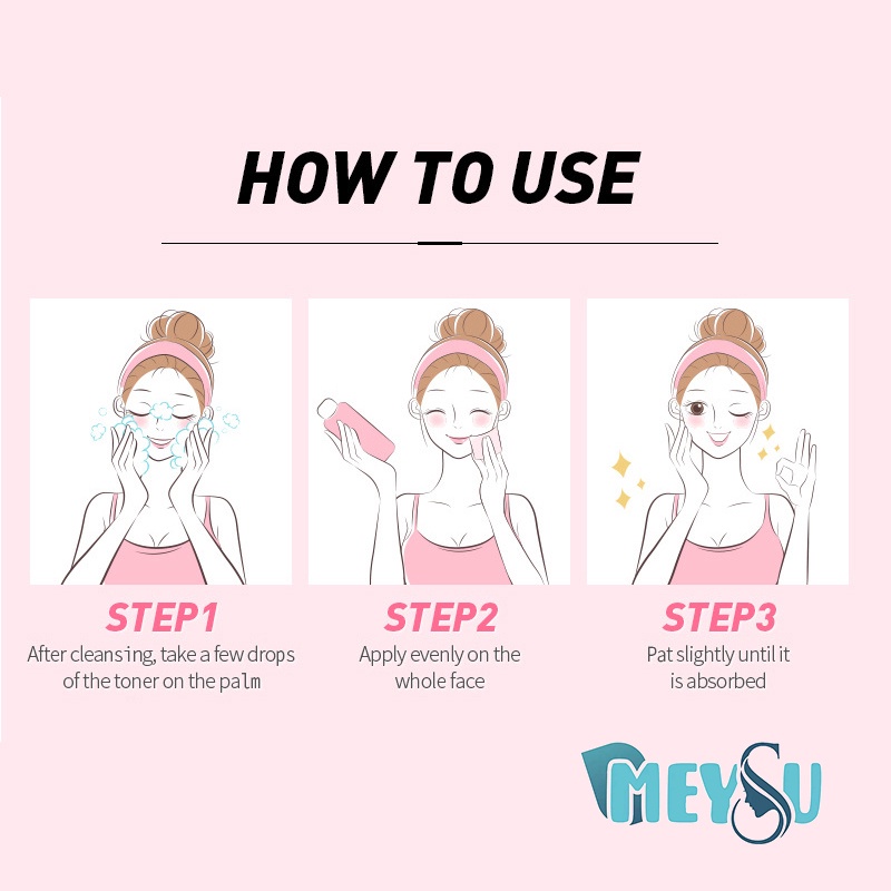 Japanese Cherry Blossom Essence Toner Niacinamide Luminous White Glow Brightening 100ml