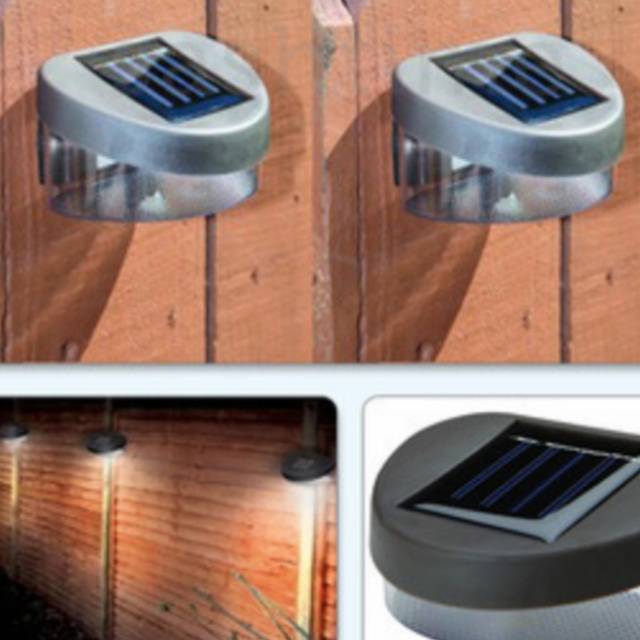 Lampu solar LED panel hiasan dinding  pagar dll