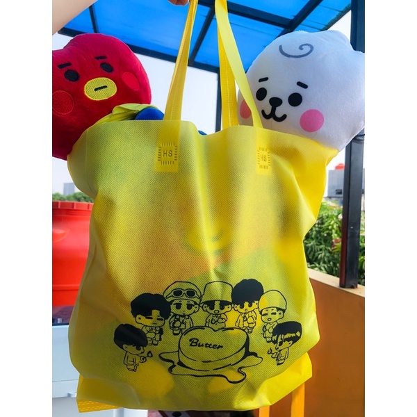 

tas belanja / goodie bag / tote bag bts butter / bts meal