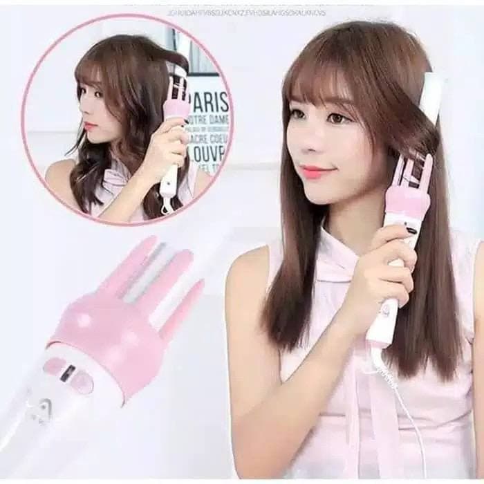 JT - Catokan Rambut Vivido Vogua Magic Curler Catokan Keriting Otomatis Bahan Keramik Impor Murah