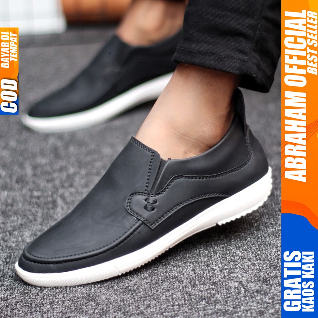 Abraham Drosan - Sepatu Slip On Pria Casual