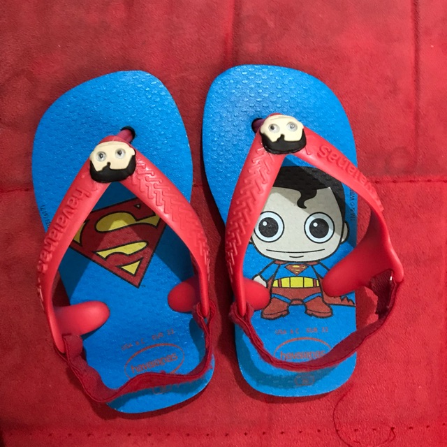 PRELOVED HAVAIANAS BABY SUPERMAN SIZE 20