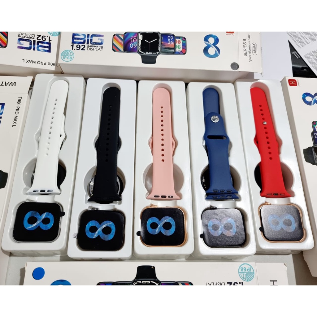 FREE TALI BISACOD SMARTWATCH T900 PROMAX L SERIES 8 hiwatch plus BISA SCROLL SMARTWATC WANITA/PRIA TERBARU!!