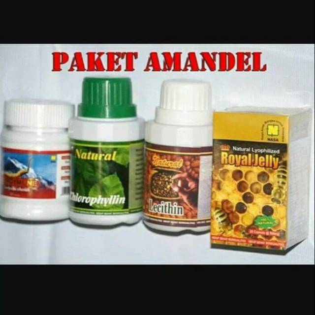 Obat Amandel Herbal Nasa/Cnp Cordymune Royal Jelly Lecith/Nasa Resmi Jakarta