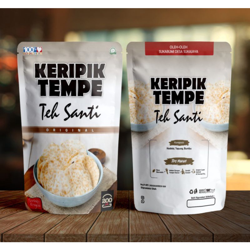 

Kripik Tempe Teh Santi 100gr