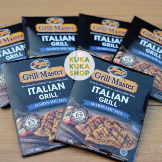 

Grill Master Italian Grill Bumbu Marinade / Marinasi Beef Steak 30g Original