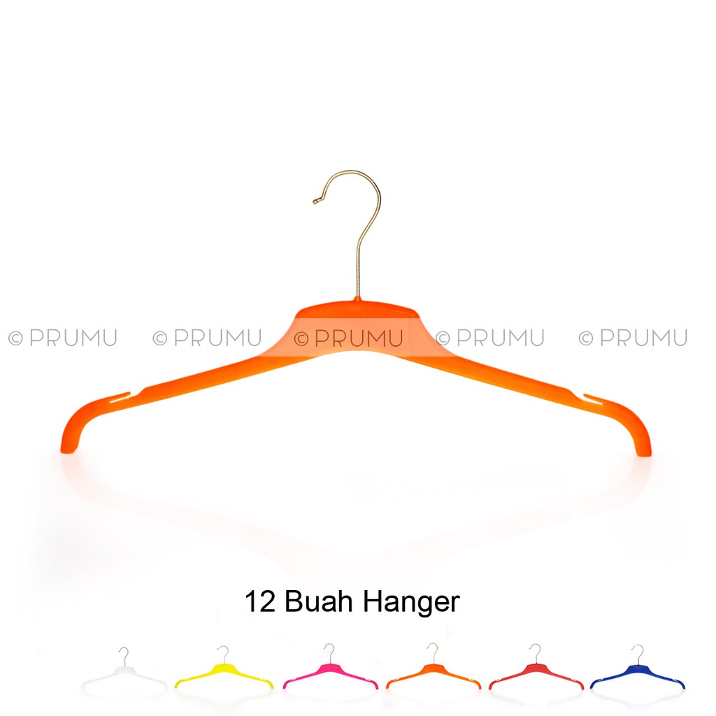 Grosir Hanger 282 - Gantungan Baju Plastik - Hanger Baju - Clothes Hanger- Gantungan Baju Toko