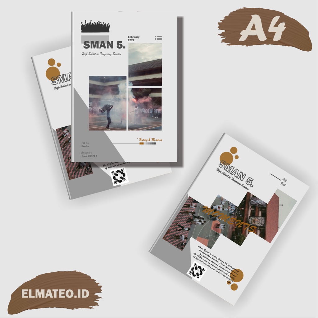 BOOK YEAR CETAK BUKU TAHUNAN DESAIN CUSTOM HARDCOVER A4