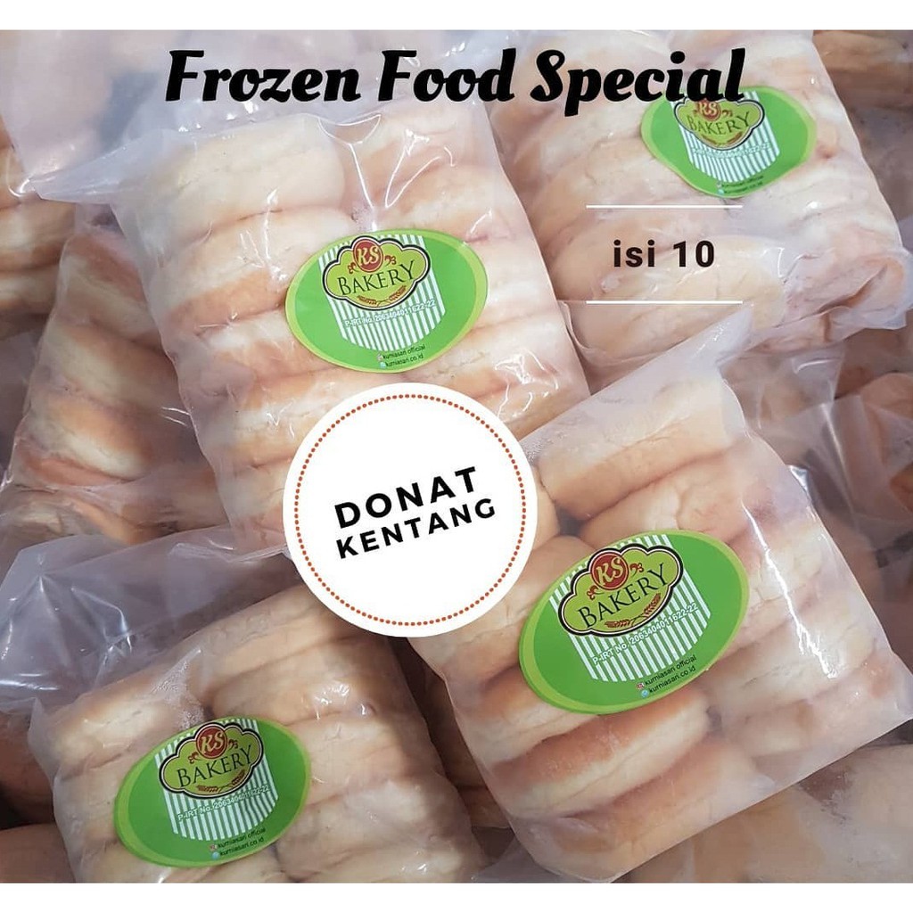 Donat kentang frozen isi 10 ks bakery