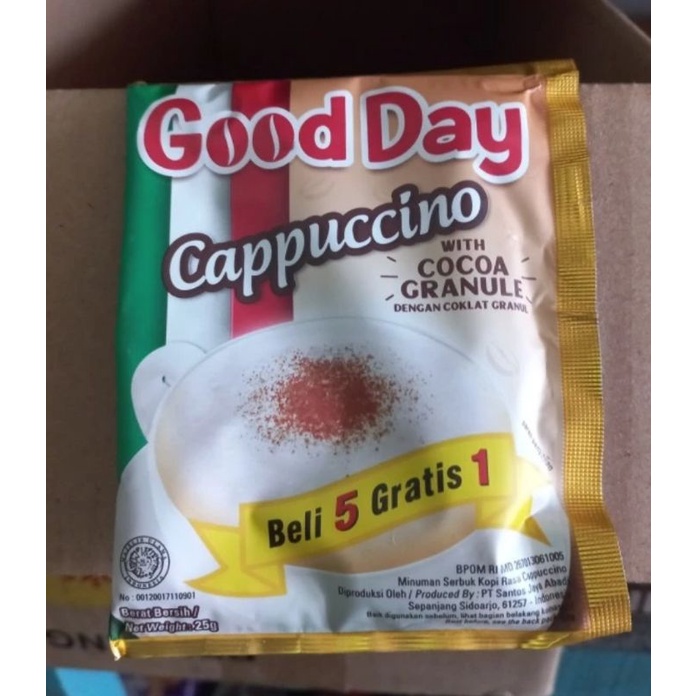 

Good Day Cappucino Sachet