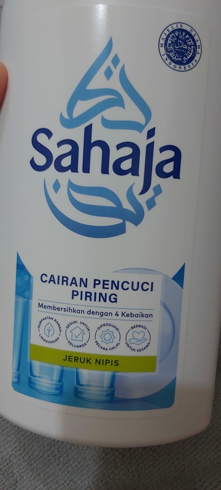 Sahaja Sabun Cuci Piring 720 Ml Plus Hadiah & Kemasan Botol 650 Ml