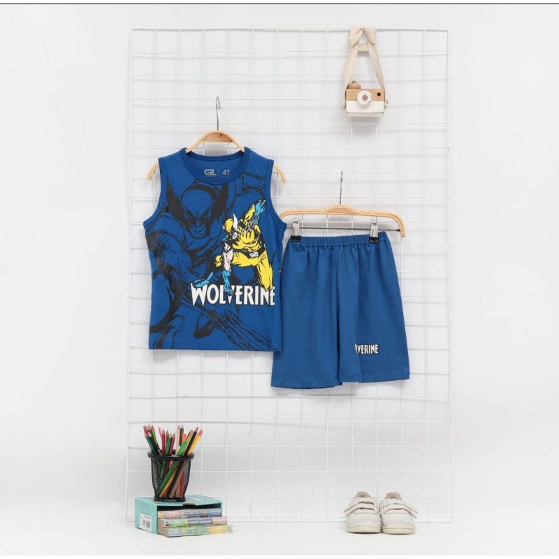 Setelan Kaos Kutung (Glamoas)